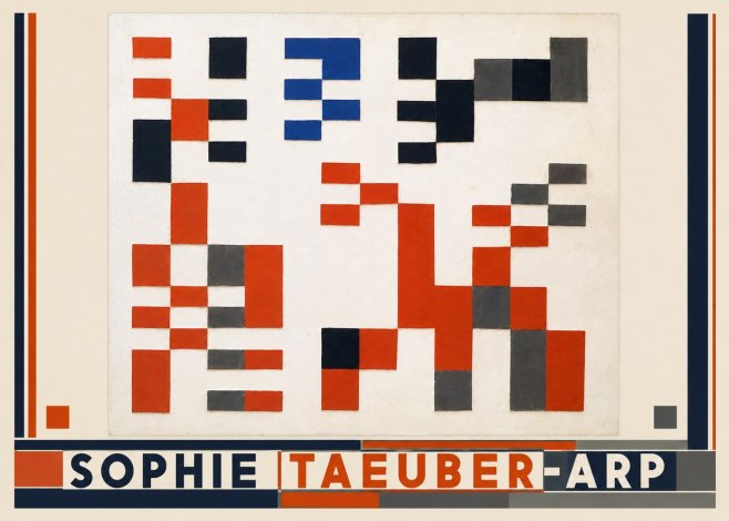 Sophie Taeuber-Arp Sophie Taeuber-arp No3 - Juliste