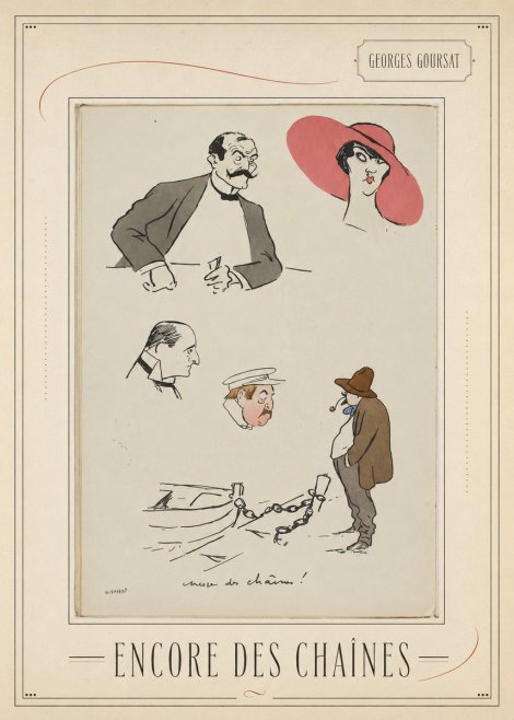 Georges Goursat Encore Des Chaînes! No3 - Juliste