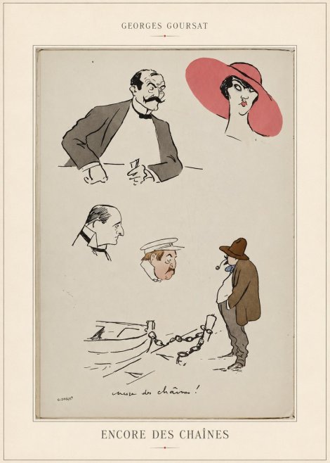 Georges Goursat Encore Des Chaînes! No4 - Juliste