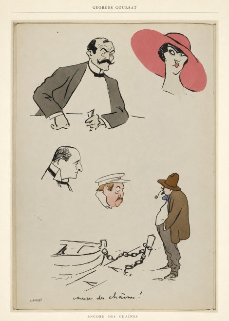 Georges Goursat Encore Des Chaînes! No5 - Juliste
