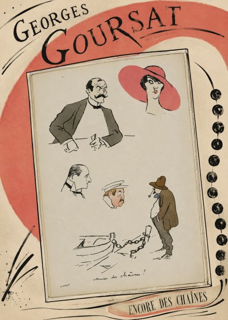 Georges Goursat Encore Des Chaînes! No6 - Juliste