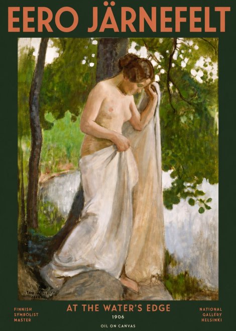 Eero Järnefelt At the Water's Edge No3 - Juliste