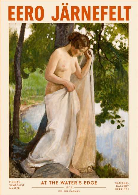 Eero Järnefelt At the Water's Edge No4 - Juliste