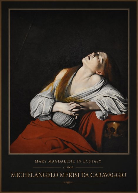 Michelangelo Merisi da Caravaggio Mary Magdalene in Ecstasy No1 - Juliste