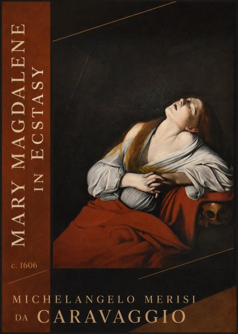 Michelangelo Merisi da Caravaggio Mary Magdalene in Ecstasy No2 - Juliste