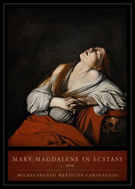 Michelangelo Merisi da Caravaggio Mary Magdalene in Ecstasy No3 - Juliste