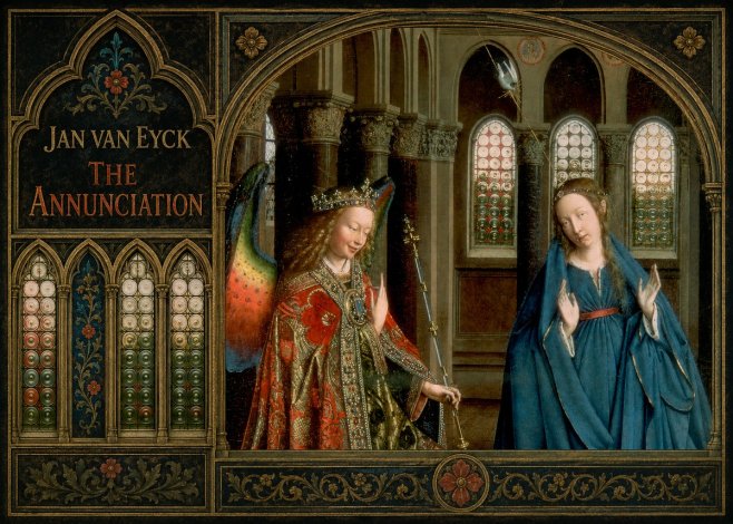 Jan van Eyck The Annunciation II No2 - Juliste