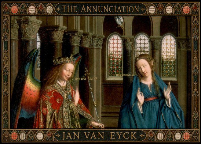 Jan van Eyck The Annunciation II No6 - Juliste