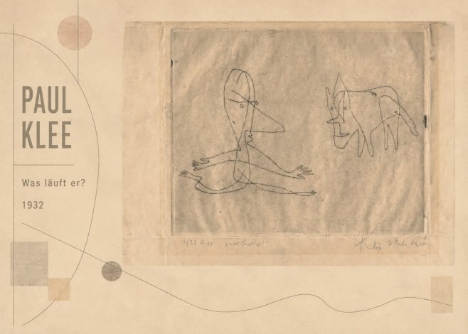 Paul Klee Was Läuft Er? No2 - Juliste