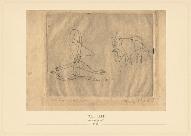 Paul Klee Was Läuft Er? No4 - Juliste