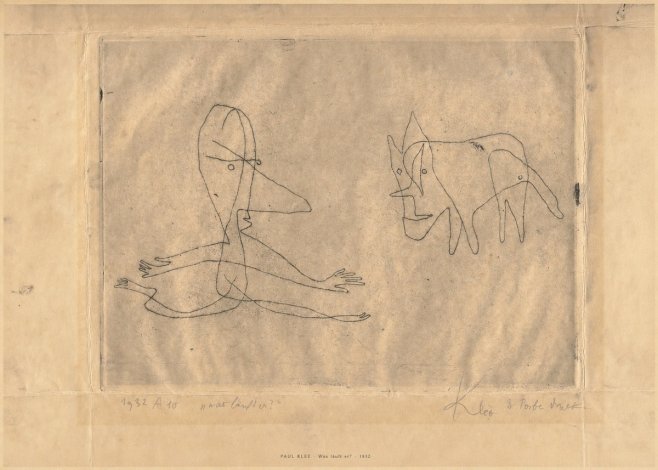 Paul Klee Was Läuft Er? No6 - Juliste