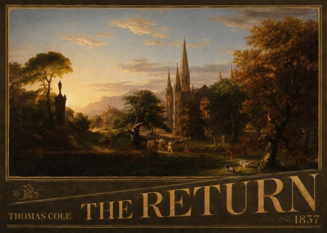 Thomas Cole The Return III No5 - Juliste