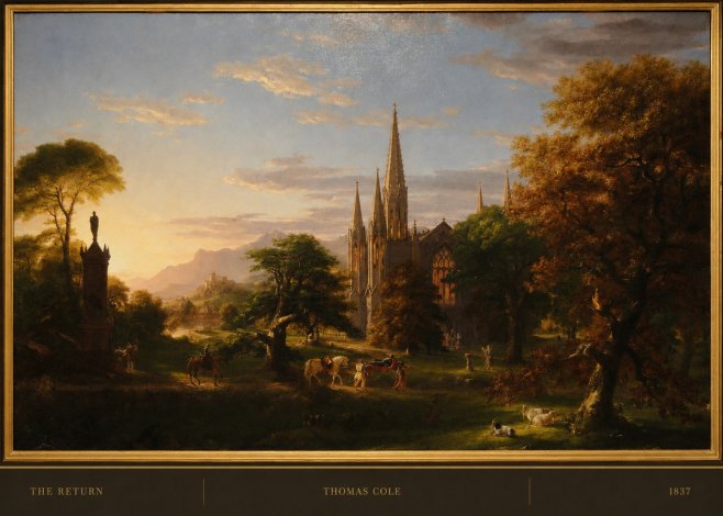 Thomas Cole The Return III No6 - Juliste