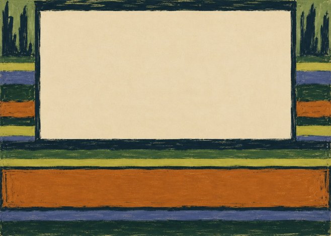 Max Pechstein Art Deco Landscape Frame No4 - Juliste