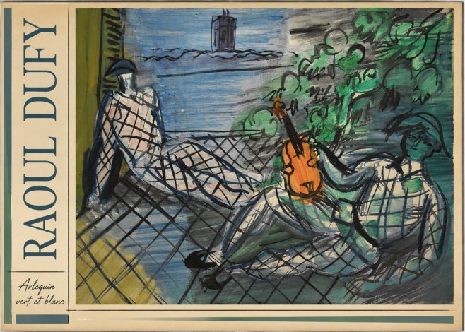 Raoul Dufy Arlequin Vert Et Blanc No2 - Juliste