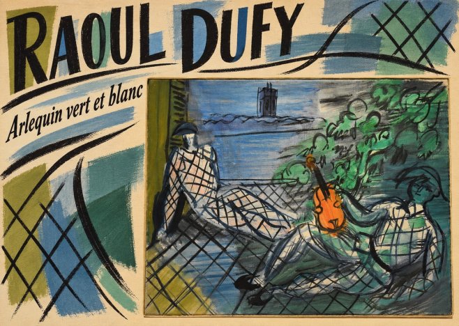 Raoul Dufy Arlequin Vert Et Blanc No6 - Juliste