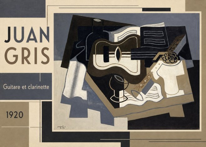 Juan Gris Guitare Et Clarinette No1 - Juliste