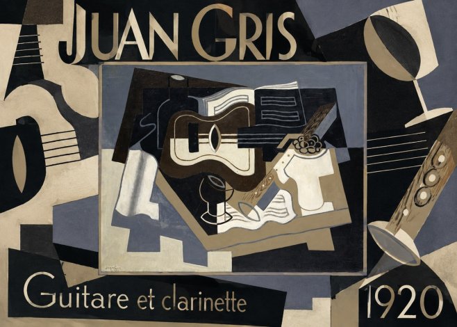 Juan Gris Guitare Et Clarinette No6 - Juliste
