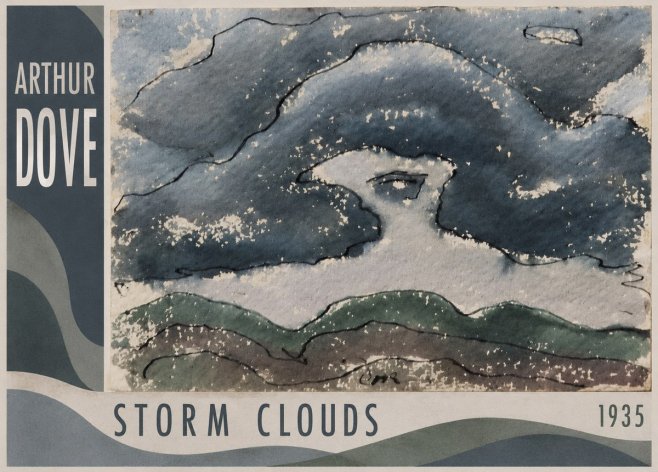 Arthur Dove Storm Clouds No2 - Juliste
