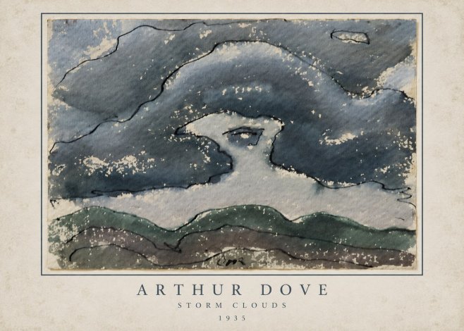 Arthur Dove Storm Clouds No3 - Juliste