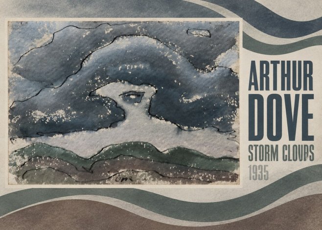 Arthur Dove Storm Clouds No4 - Juliste