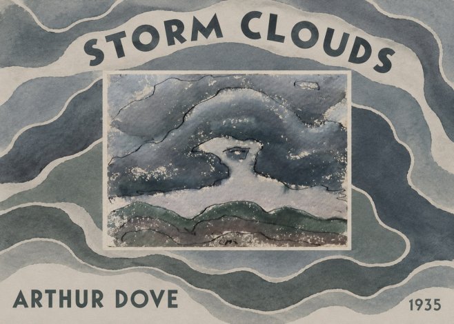 Arthur Dove Storm Clouds No5 - Juliste