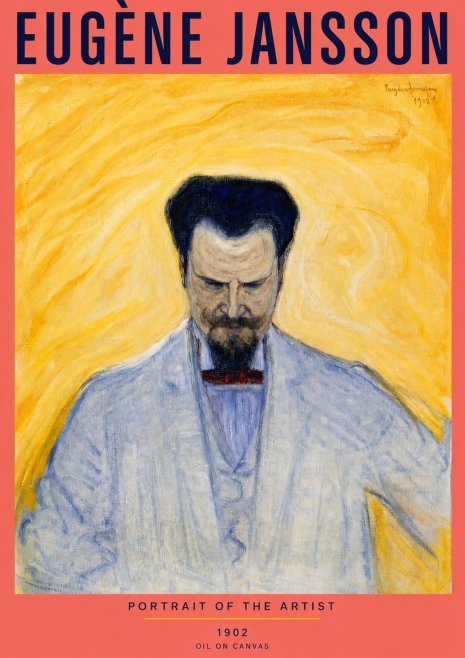 Eugène Jansson Portrait of the Artist II No3 - Juliste