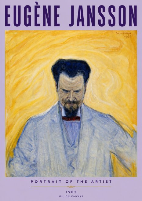 Eugène Jansson Portrait of the Artist II No4 - Juliste