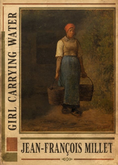 Jean-François Millet Girl Carrying Water No2 - Juliste