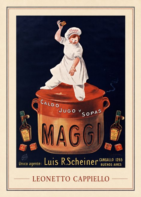 Leonetto Cappiello Maggi No1 - Juliste