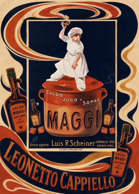 Leonetto Cappiello Maggi No6 - Juliste
