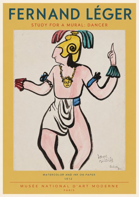 Fernand Léger Dans Rituelles No2 - Juliste