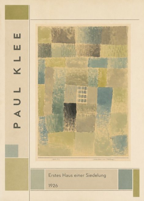 Paul Klee Erstes Haus Einer Siedelung No2 - Juliste