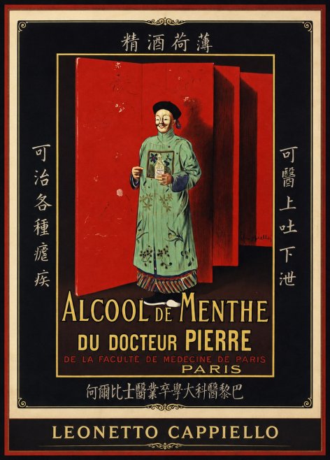 Leonetto Cappiello Alcool De Menthe Du Docteur Pierre No1 - Juliste