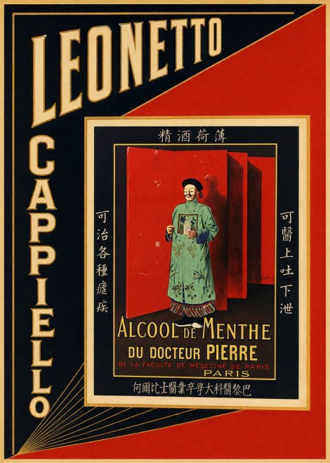 Leonetto Cappiello Alcool De Menthe Du Docteur Pierre No4 - Juliste