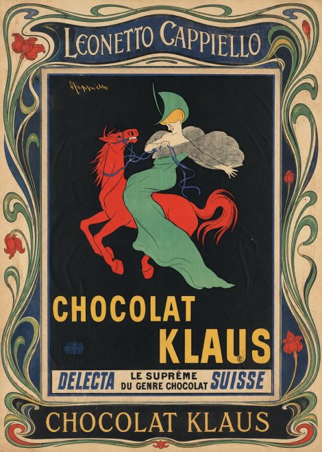 Leonetto Cappiello Chocolat Klaus III No5 - Juliste