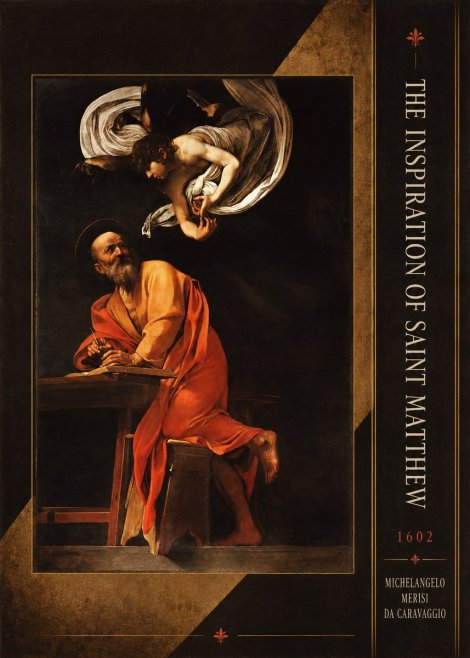 Michelangelo Merisi da Caravaggio The Inspiration of Saint Matthew II No3 - Juliste