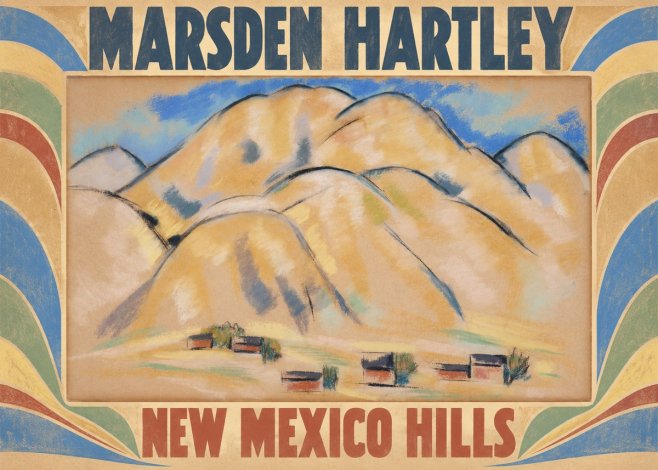 Marsden Hartley New Mexico Hills No5 - Juliste