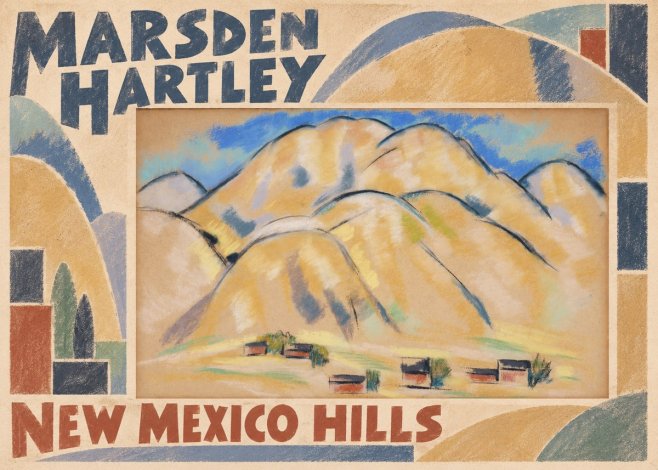 Marsden Hartley New Mexico Hills No6 - Juliste