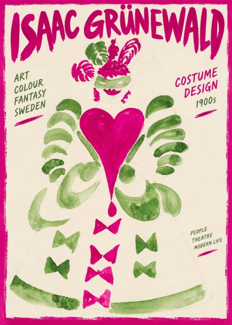 Isaac Grünewald Costume Design XVI No2 - Juliste