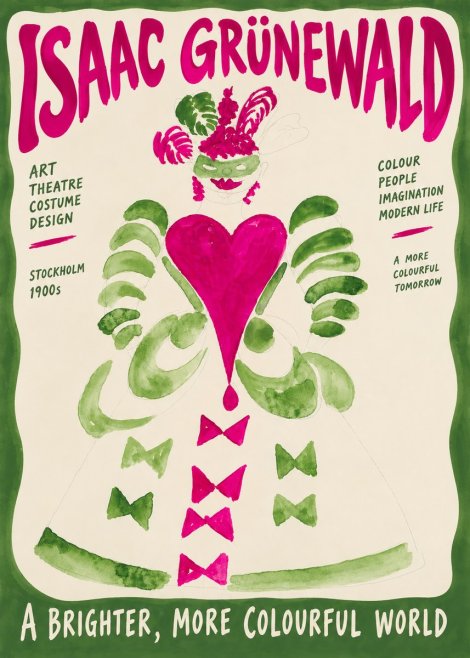 Isaac Grünewald Costume Design XVI No6 - Juliste