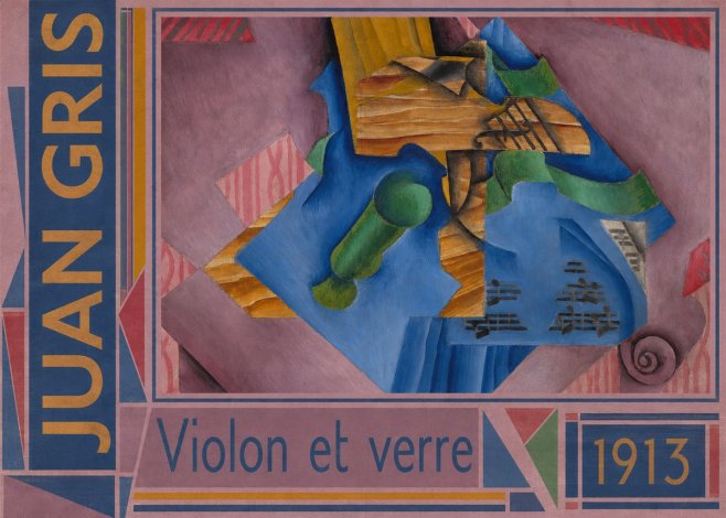Juan Gris Violon Et Verre No2 - Juliste