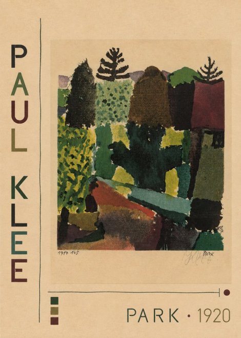 Paul Klee Park II No2 - Juliste