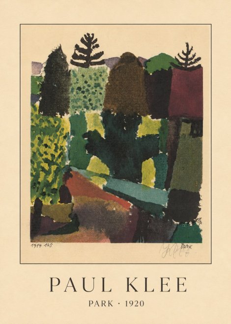 Paul Klee Park II No3 - Juliste