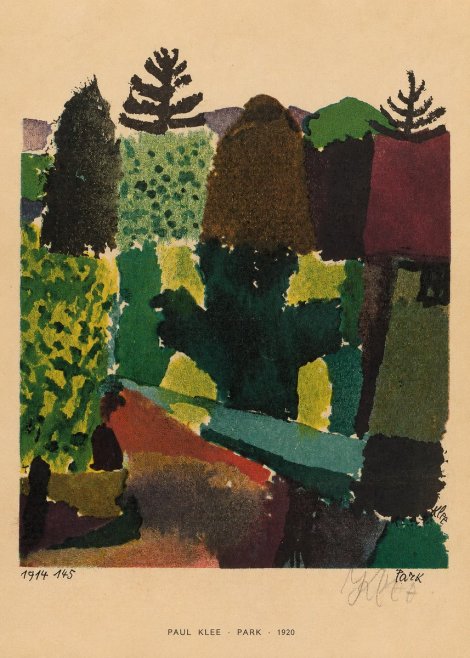 Paul Klee Park II No5 - Juliste