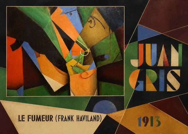 Juan Gris Le Fumeur (Frank Haviland) No4 - Juliste
