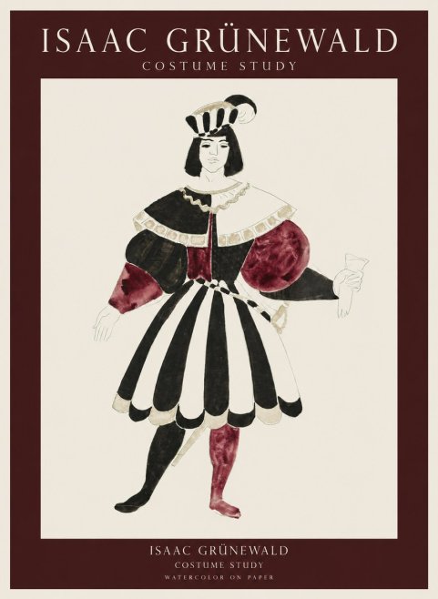 Isaac Grünewald Costume Study VIII No1 - Juliste