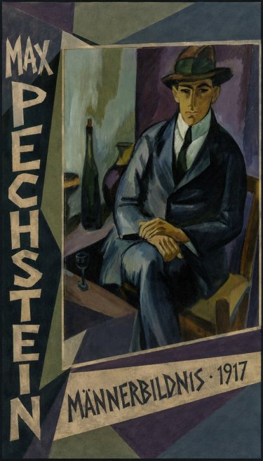 Max Pechstein Männerbildnis • 1917 No2 - Juliste