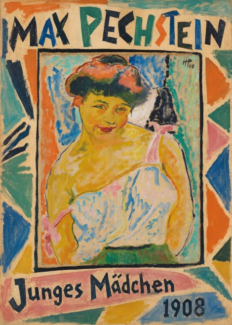 Max Pechstein Junges Mädchen No2 - Juliste