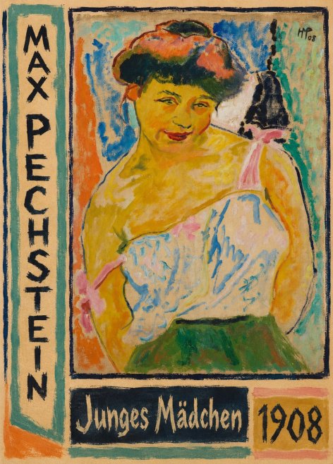 Max Pechstein Junges Mädchen No3 - Juliste